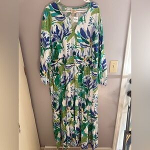 st john's bay maxi dress St. John's Bay | Dresses | St Johns Bay 34 Sleeve Striped Maxi Dress